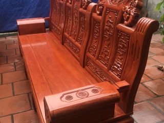 ghế Âu Á chương voi tay hộp gỗ hương đá