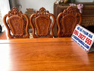 bàn ăn gỗ hương đá cao cấp