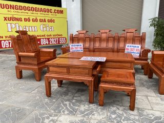 đôn đầu bàn gỗ hương đá