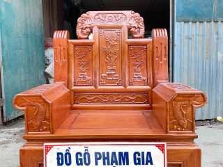 Ghế Âu Á gỗ hương đá