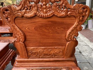 ghế đơn hoàng gia đục 2 mặt