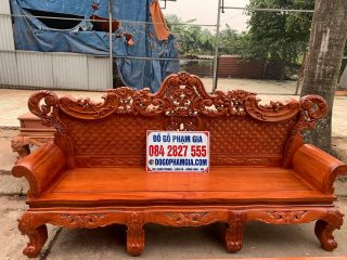 Ghế hoàng gia gỗ hương đá cao cấp