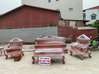 bàn ghế hoàng gia gỗ hương đá