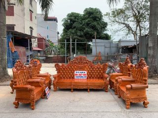 bàn ghế hoàng gia gỗ gõ đỏ