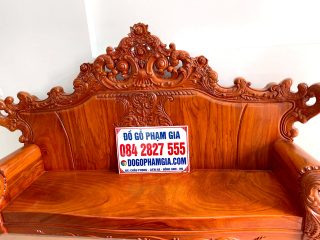 ghế gỗ gõ đỏ phong cách hoàng gia
