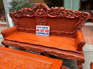 ghế dài louis hoàng gia tân cổ điển