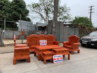 bàn ghế khổng tử gỗ hương đá cao cấp