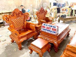 Ghế đơn mẫu louis hoàng gia