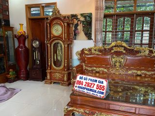 mẫu đồng hồ tứ trụ dát vàng sang trọng