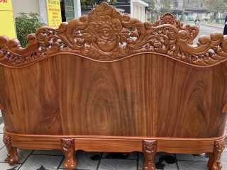 Vách tựa lưng nguyên tấm đục 2 mặt