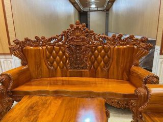 ghế dài phong cách hoàng gia