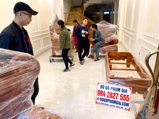 quá trình giao hàng và bố trí không gian