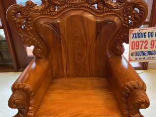 Ghế đơn hoàng gia gỗ ngõ đỏ
