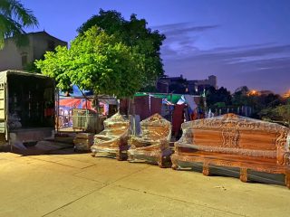 bộ bàn ghế hoàng gia tân cổ điển