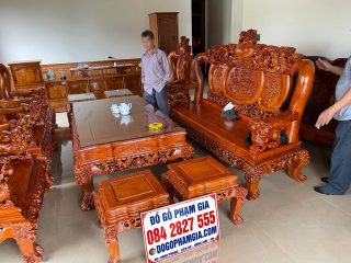 ghế minh quốc nghê bảo đình tay cột 14