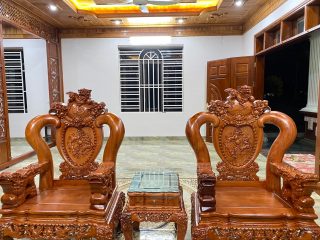 đôn kẹp tiện dụng gỗ hương đá