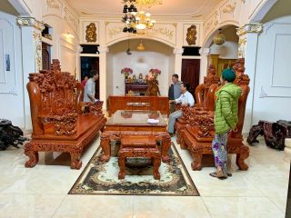 bàn ghế minh quốc nghê đỉnh phượng hóa