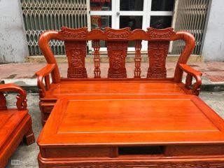 ghế minh quốc triện gỗ hương đá