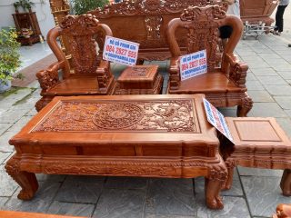 bàn ghế minh quốc gỗ hương đá