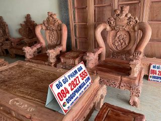 ghế đơn nghê 3 đầu tay cột 14