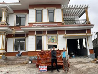 bàn ghế gỗ hương đá mẫu minh quốc nghê đỉnh