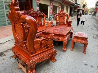bàn ghế minh quốc gỗ hương đá cao cấp