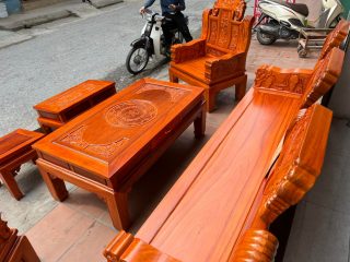 mẫu bàn ghế âu á gỗ gõ đỏ cao cấp