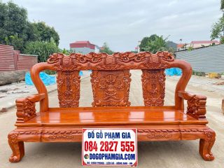 ghế minh quốc voi gỗ hương đá