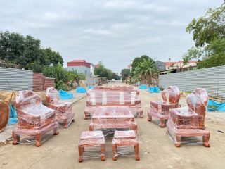 bàn ghế gỗ hương đá cao cấp