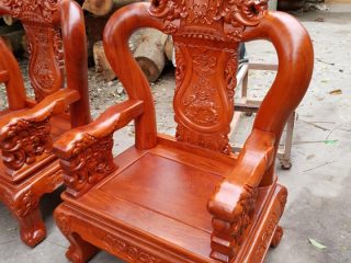 ghế minh quốc voi gỗ hương đá bền đẹp