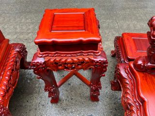 Đôn cao gỗ hương đỏ cao cấp