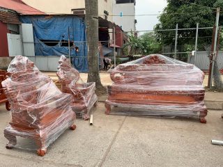 bàn ghế gỗ hương đá nghê bảo đỉnh