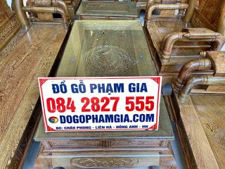 bàn gỗ mun đuôi công mẫu tần thủy hoàng