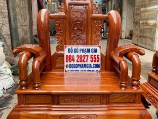 Ghế đơn thiết kế vai cột bề thế