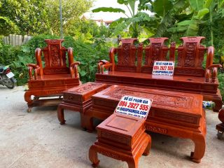 mẫu bàn ghế tần thủy hoàng gỗ hương đá cao cấp