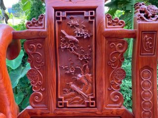 chương cuốn thư đục chữ phúc vách đục tranh tứ quý