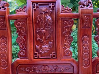 chương cuốn thư đục chữ lộc vách tứ quý