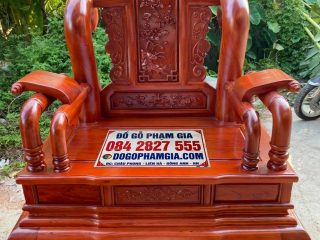 Ghế tần thủy hoàng thiết kế sang trọng, uy nghi