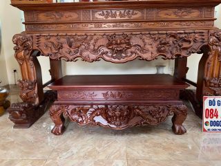 Bàn cơm tứ linh đồng bộ với án gian