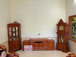 combo kệ tivi - đồng hồ tứ trụ - tủ rượu góc