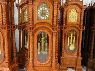 đồng hồ tứ trụ mặt đồng xâm giả cổ