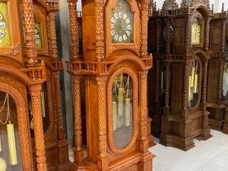 đồng hồ cây gỗ hương đá