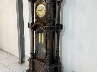 mẫu đồng hồ cây gỗ mun hoa Lào cao cấp