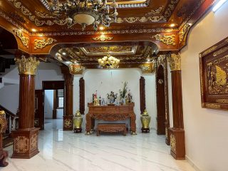 nội thất phòng thờ gỗ gụ