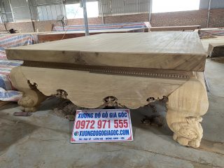 mẫu sập gụ 1m8x2m nguyên khối