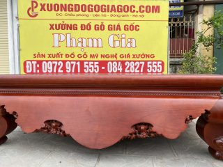mẫu sập gỗ gụ lựa vân cao cấp