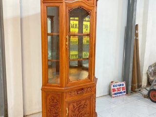 mẫu tủ rượu góc tiện dụng