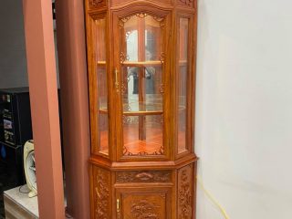 Mẫu tủ rượu góc tiện dụng sang trọng