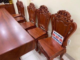 ghế ăn gỗ gõ đỏ cao cấp