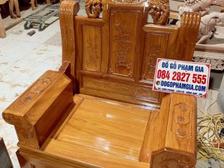 ghế đơn Âu Á chương voi tay hộp